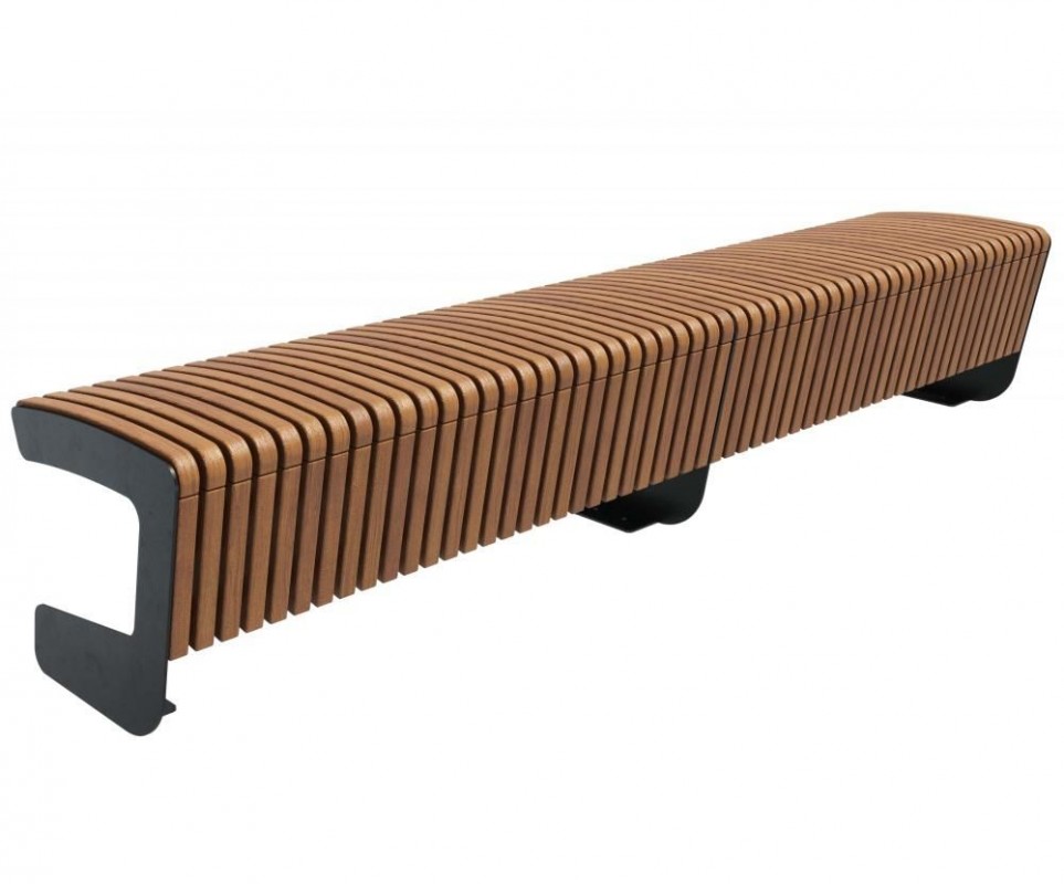 Скамейка стальная Авиньон без спинки