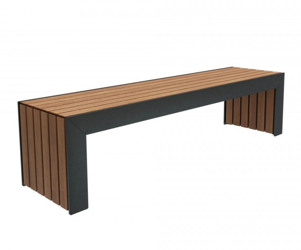 Скамейка стальная Фергана без спинки