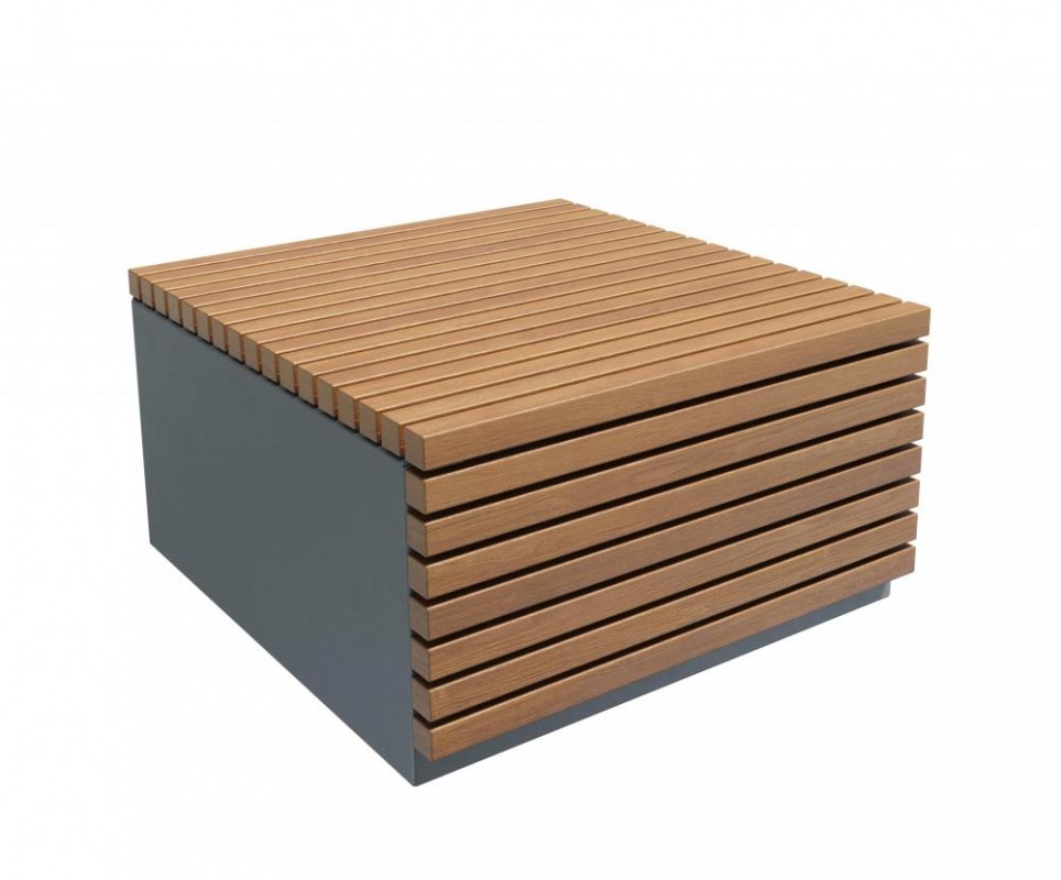 Скамейка стальная модульная Таймс-Сквер