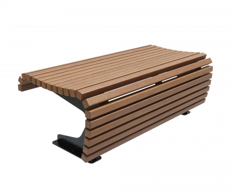 Скамейка стальная Пифагор без спинки