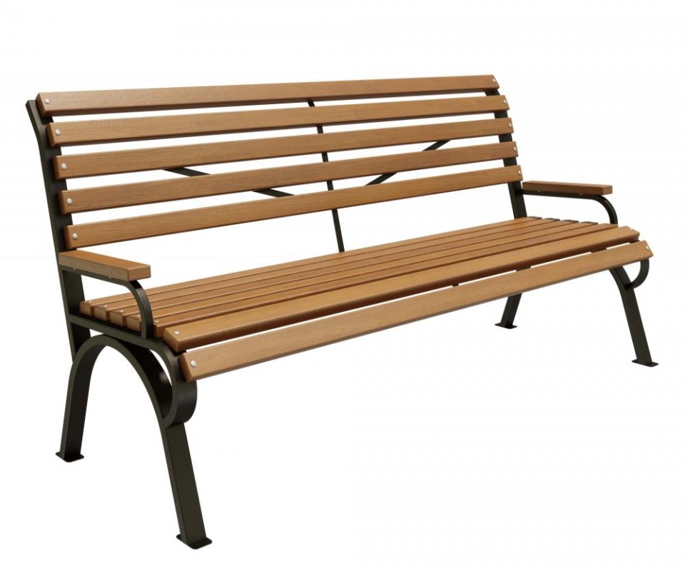 Скамейка стальная Риза