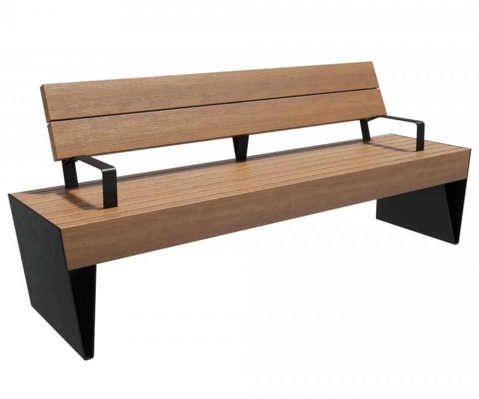 Скамейка стальная Симпозиум