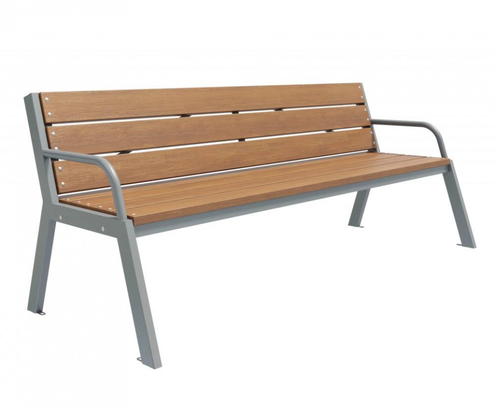 Скамейка стальная Уездный город