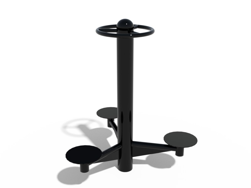 ТРЕНАЖЕР УЛИЧНЫЙ ДИСК ТРЕХМЕСТНЫЙ