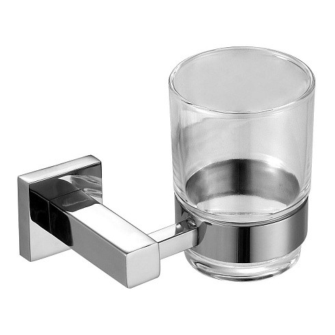 Стакан для зубных щеток одинарный Ksitex BA-1103S (блест.) 2024 г.