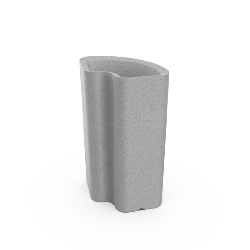 Кашпо BERKANO Vittorio 80an DB Snow white 2025 г.