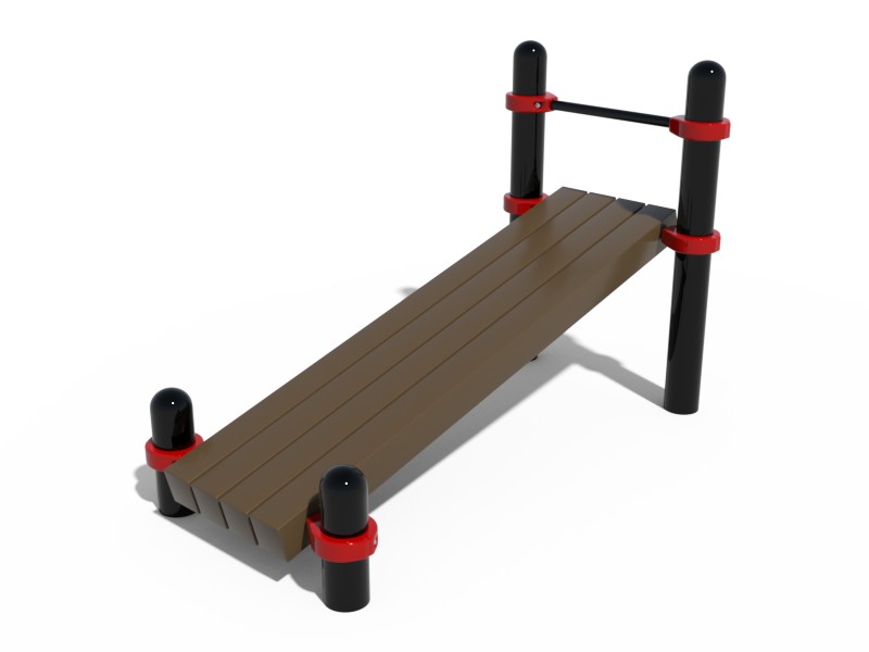 НАКЛОННАЯ СКАМЬЯ ДЛЯ УПРАЖНЕНИЙ НА ПРЕСС