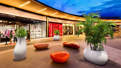 Кашпо BERKANO Bend 60 Snow White 2025 г.