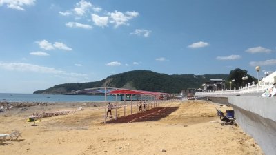 ЛАСТОЧКА Пляжный теневой навес (сборно-разборный). Самая красивая модель на Черном море и водоемах России. Цена 2025 г.