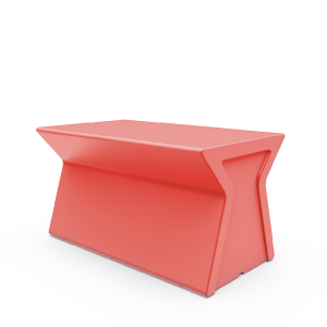 Скамейка BERKANO X-seat Line Snow White