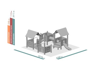 ДЕТСКИЙ ИГРОВОЙ КОМПЛЕКС ЭКО 214