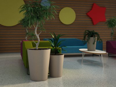 Кашпо BERKANO Bloom 67 Snow White 2025 г.