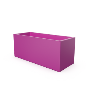 Кашпо BERKANO Cubric 120*50 Snow White 2025 г.