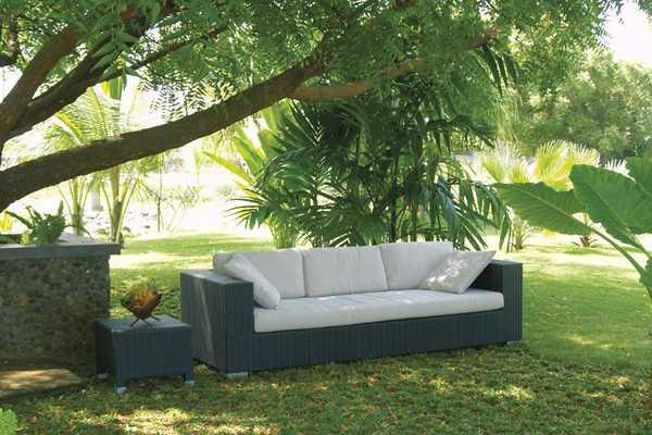 Плетеный четырехместный диван Maui