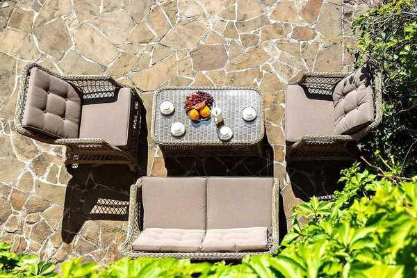 Комплект плетеной мебели Oslo