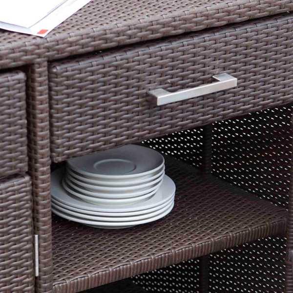 Плетеный буфет Malta/Madisson/Plank/Cuatro/Pacific