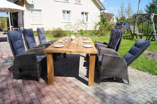 Кресло-реклайнер плетеное Menorca