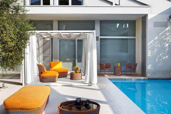 Шезлонг-лежак плетеный Kente