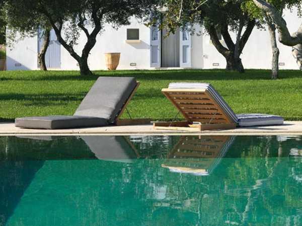 Лежак деревянный Sad. В комплекте с матрасом