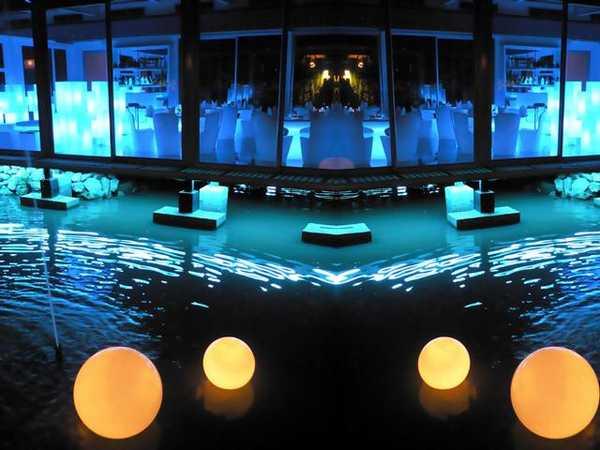 Пластиковый плавающий светильник, Acquaglobo, 700 мм