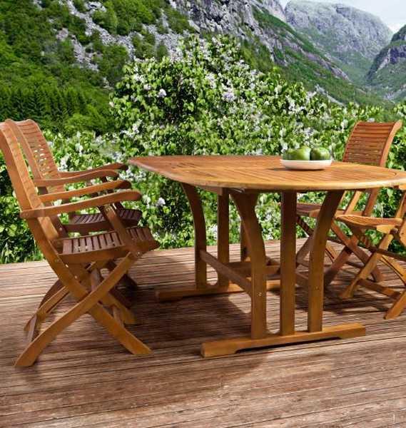 Стол деревянный раздвижной Alberta