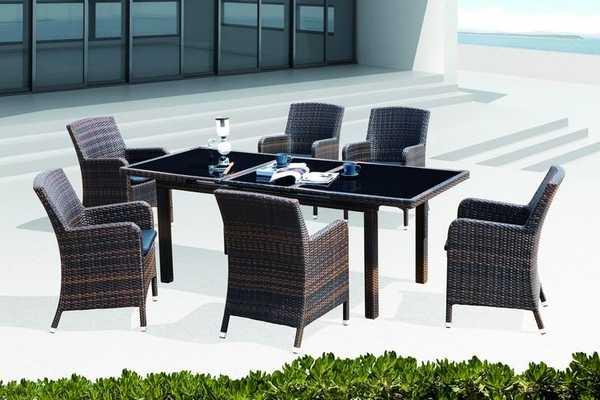 Кресло плетеное с подушкой Mykonos