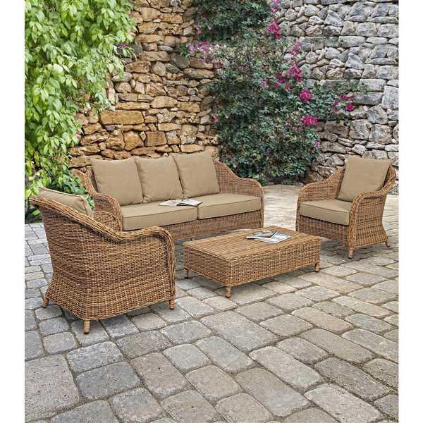 Стол плетеный кофейный Laisa