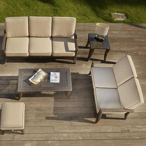 Диван плетеный трехместный Madisson