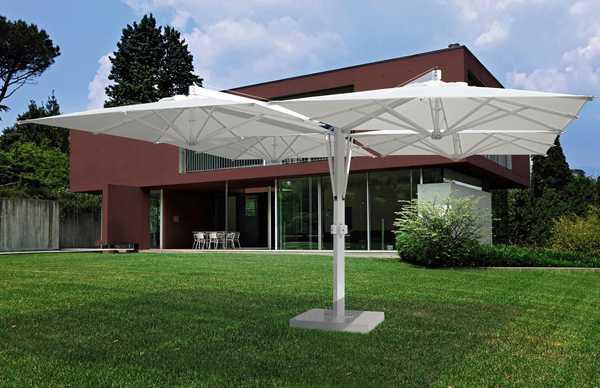 Зонт профессиональный четырехкупольный Galileo Aluminium