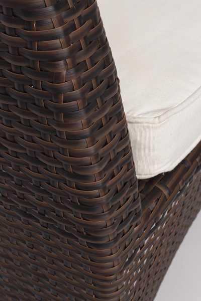 Кресло плетеное с подушками Clipper