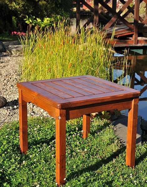 Стол деревянный кофейный Siesta 60