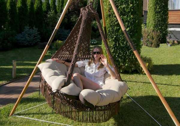 Кресло подвесное с каркасом Cartagena