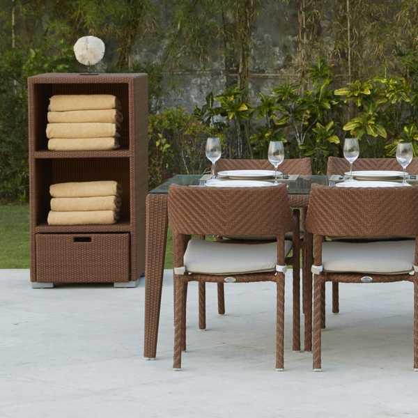 Витрина плетеная Ebony/Cuatro