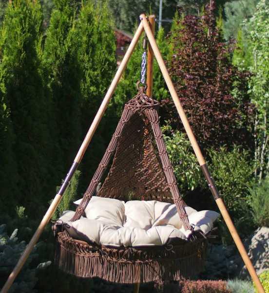 Кресло подвесное с каркасом Cartagena