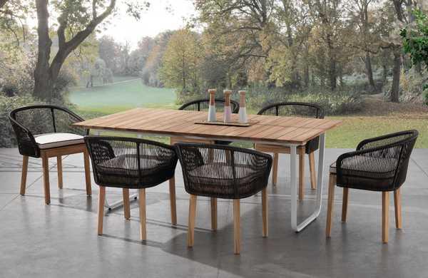 Кресло плетеное с подушкой Dakota