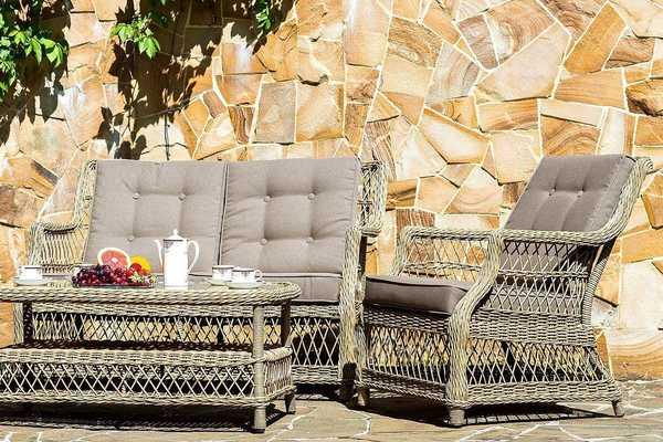 Комплект плетеной мебели Oslo