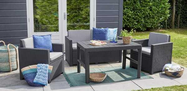 Стол пластиковый Lyon rattan table