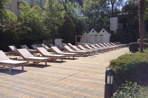 Шезлонг-лежак деревянный Los Roques