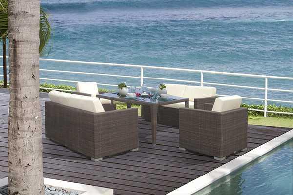 Кресло плетеное мягкое Hudson