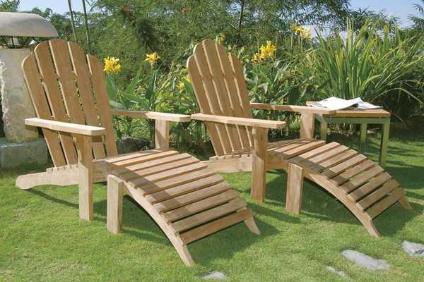 Кресло-шезлонг деревянное Riviera