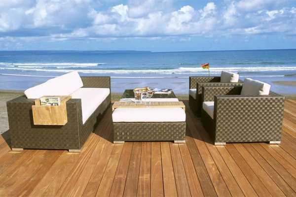 Стол плетеный кофейный Maui