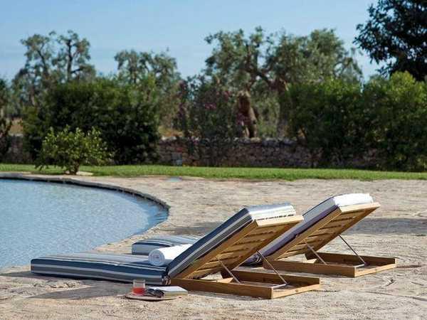 Лежак деревянный Sad. В комплекте с матрасом