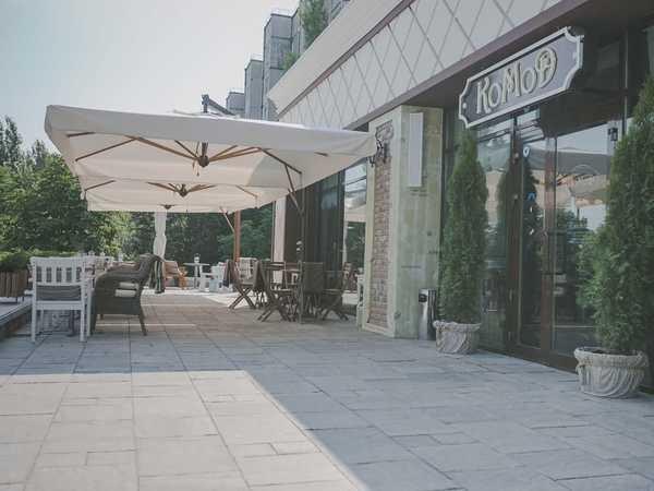 Зонт профессиональный двухкупольный Wood Double