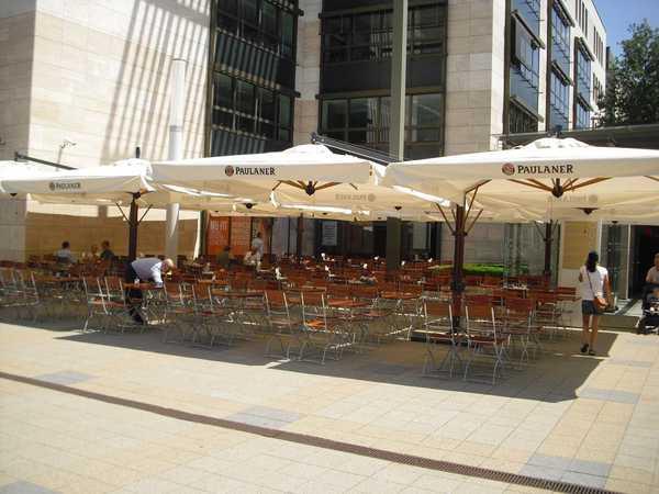 Зонт профессиональный четырехкупольный Wood Poker