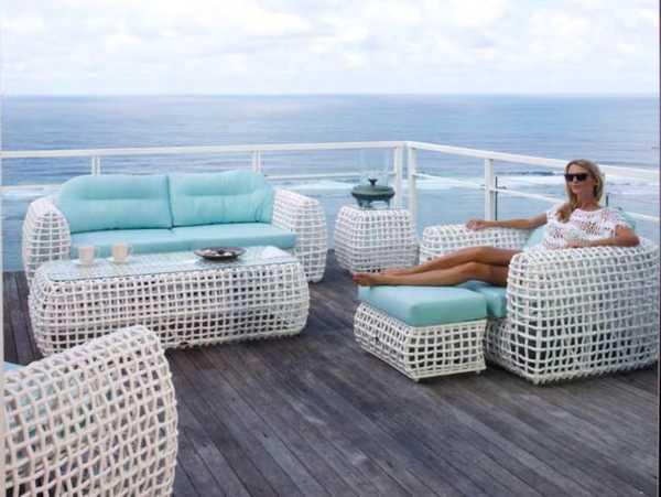 Диван плетеный трехместный Dynasty