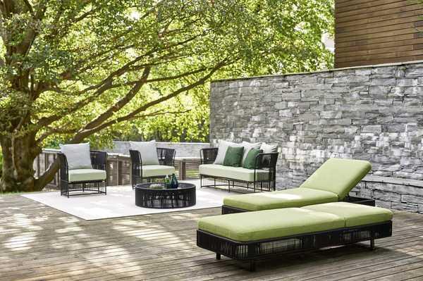 Шезлонг-лежак плетеный Tibidabo