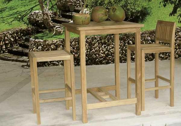 Барный деревянный табурет Savana