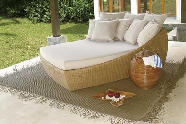 Шезлонг плетеный двухместный Waikiki