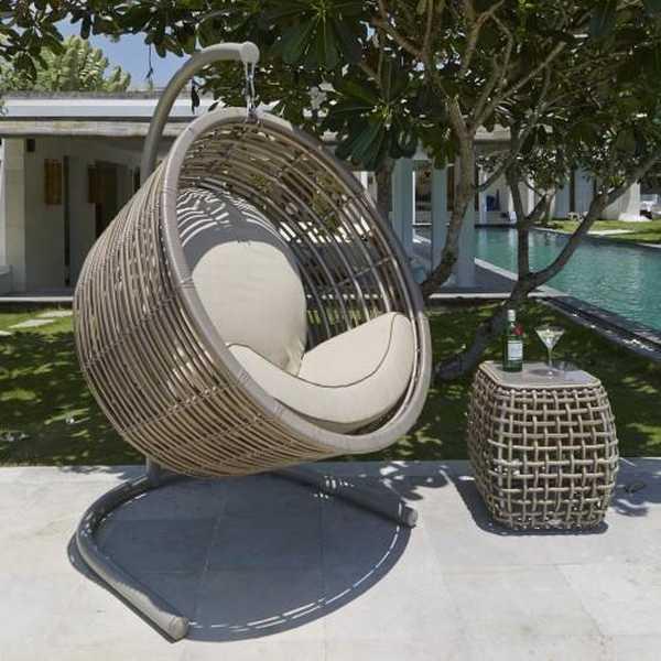 Стол плетеный со стеклом приставной Dynasty