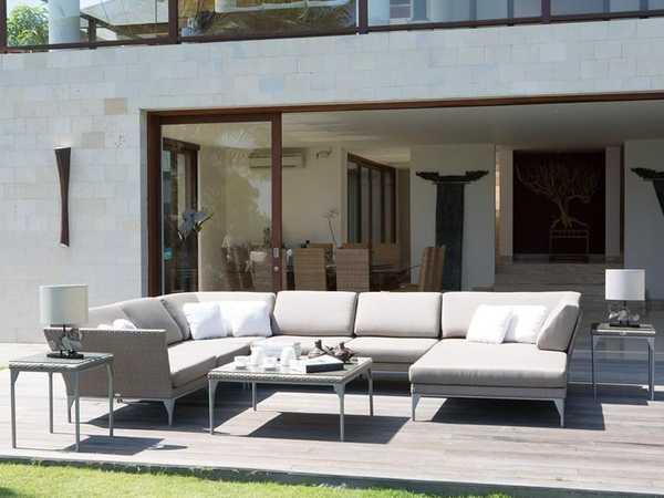 Плетеный центральный двойной модуль Brafta